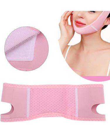 Facial Slimming Strap Adjustable Breathable Face Tightening Lifting Belt Tape Double Chin Reducer V Shaped Elastic Face Shaping Slimming Bandage for Women Men - Buy Online on GoSupps.com