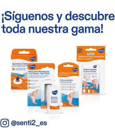 Senti2 15 ml anti-chafing stick prevents blisters and friction suitable for the whole body does not stain - Buy Online on GoSupps.com