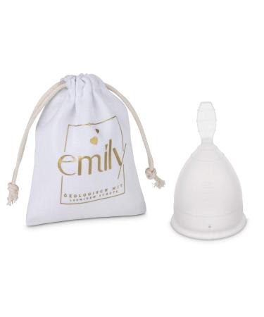 Reusable menstrual cup single cup in size S and transparent - practical & reliable alternative to tampons & binding transparent s