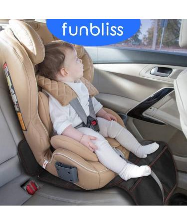 Funbliss XL Car Seat Protector - Child Car Seat Cover for All Cars - Black - Buy Online on GoSupps.com