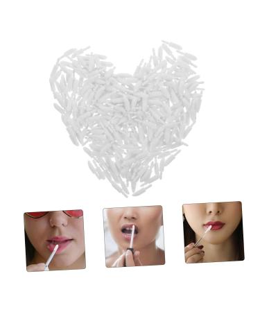 FOMIYES 300Pcs Disposable Lip Brush Replacement Heads - Eyeliner Eyeshadow and Lipstick Applicators - Travel-Friendly Flocking Lip Gloss Accessories - Buy Online on GoSupps.com