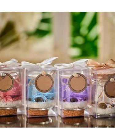 Luxury Ocean Theme Blue Purpzle Pink Gel Candle Set | Handmade Starfish & Whelk Wax Gel Candles - Scented Gifts for Women - Buy Online on GoSupps.com