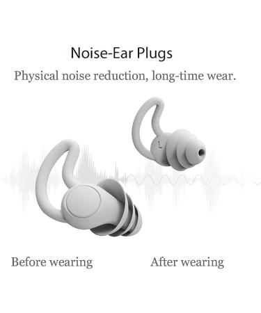 Ear Plugs for Sleep Reusable Noise Cancelling Earplugs for Sleeping Ear Plugs for Sleeping Silicone Waterproof Noise Cancelling EarPlugs for Sleeping Shooting (Color : Grey Size : 3 Layers) (Col 3 layers Black - Buy Online on GoSupps.com