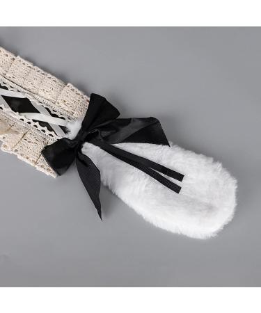 IBLUELOVER Lolita Maid Cosplay Headband Animal Ear Headband Gothic Halloween Christmas Headwear Wide Lace Headband Soft Bowknot Hairband for Women Girls Party Wedding Photography Accessories Black - Buy Online on GoSupps.com