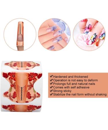 Nail Art Form Easy To Remove Dust Self-adhesive Forms Convenient To Use Nail Extension Form Long Nail Forms Easy To Operate and Carry for Nail Salons - Buy Online on GoSupps.com