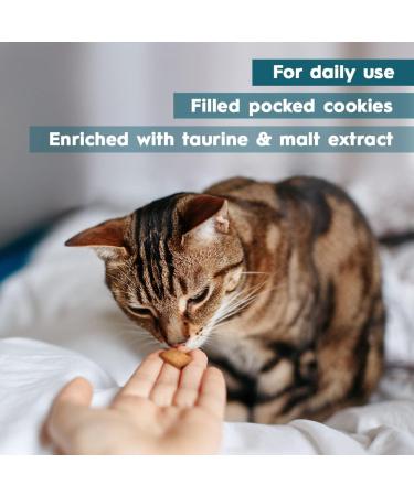 AmeizPet Anti Hairball Treats for Cats - Crunchy Hairball Cat Biscuits 65g - Buy Online on GoSupps.com