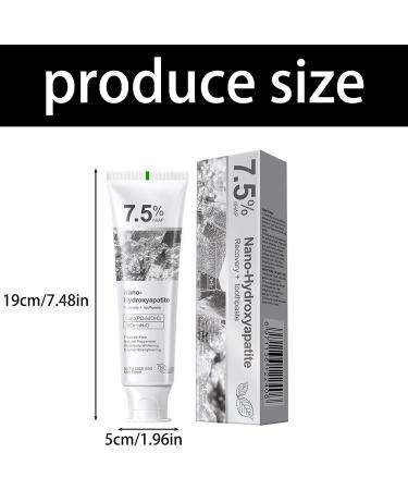Hydroxyapatite Repair Toothpaste 7.5% FluoridesFree Formulas for Sensitive Teeth and Coffee Drinkers Anti Sensitivity Toothpaste - Buy Online on GoSupps.com