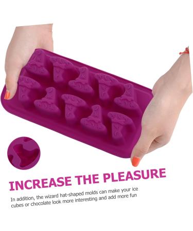 HOMSFOU 6 Pcs Silicone Chocolate Mold Silicone Baking Halloween Fondant Halloween Chocolate Polymer Clay Molds Jelly Molds Desserts Molds Bath Purple Silica Gel Tool Multifunction 21X11X2CMx3pcs Purplex3pcs - Buy Online on GoSupps.com
