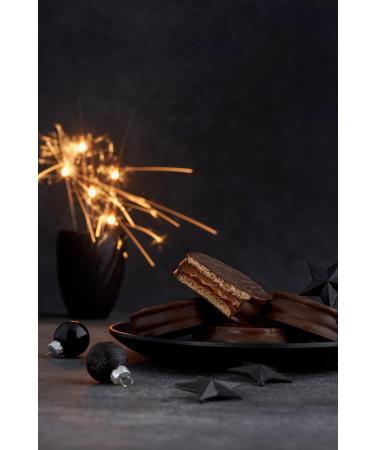 Havanna- Alfajor fourr au Dulce de Leche avec enrobage de chocolat amer - 70% Pur Cacao bo te de 4 pi ces - 260 Gr. - Buy Online on GoSupps.com