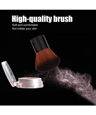 Portable Powder Brush for Flawless Makeup | Travel-Friendly Cosmetic Brush with Lid - Ideal for Blush & Primer - Buy Online on GoSupps.com