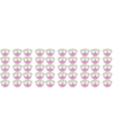 Beaupretty 50 pieces mini cubes pearl beans oven wax facial dose in the storage container made of aluminum nasal tool hair chocolate tarts remove beeswax 1 piece (1 Pack) rosax5stk
