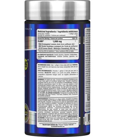ALLMAX Nutrition - CLA95 - Highest Purity CLA Yield - 150 Count 150-Count - Buy Online on GoSupps.com