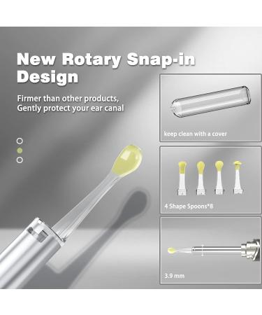 EGJoey Ear Wax Removal Tool with 1080 HD Wireless Endoscopic Camera and 9PCS Ear Spoons - Ear Cleaner Kit for iPhone, iPad, Android - Black - Buy Online on GoSupps.com