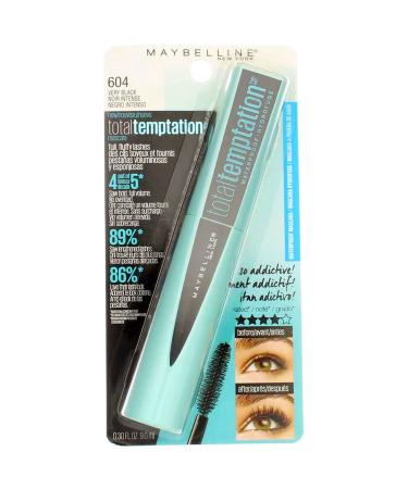 Maybelline Total Temptation Waterproof Mascara - Very Black -  0.3 fl oz