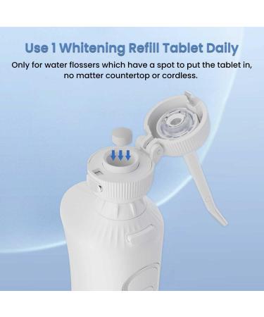 Whitening Refill Tablets 60 Count for Waterpik Boost Tip - Enhance Your Smile with Waterpik Whitening Water Flosser - Buy Online on GoSupps.com