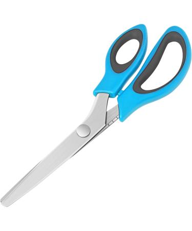 Asdirne Professional Zig Zag Pinking Shears with Rubber Grips - 9.4 Inch, Set of 2 - Buy Online on GoSupps.com