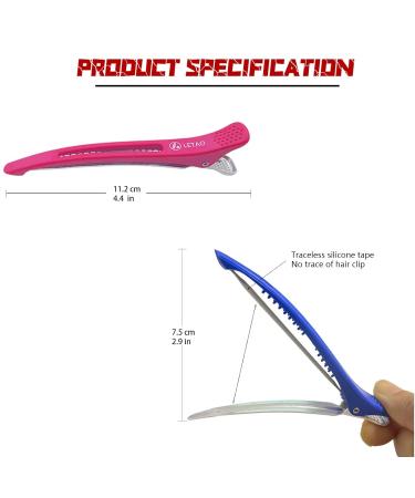 Letao 10-Piece Professional Hair Clips Set for Women - Styling Accessories for Hair Stylists & Girls - Buy Online on GoSupps.com