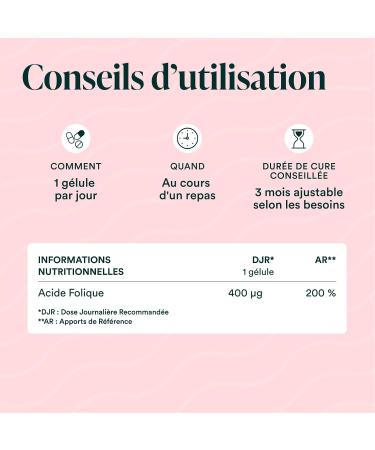 NOVOMA Folic Acid 400 g Vitamin B9 Quatrefolic Design & Early Pregnancy Food Supplement for Pregnant Women 3 Months Cure 90 Capsules Made in France - Buy Online on GoSupps.com
