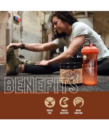 Earth Fed Muscle Transcend Creatine Monohydrate - Pure Creapure 100% Gluten & Soy Free - 5g Per Serving 60 Servings for Muscle Recovery & Energy - Buy Online on GoSupps.com