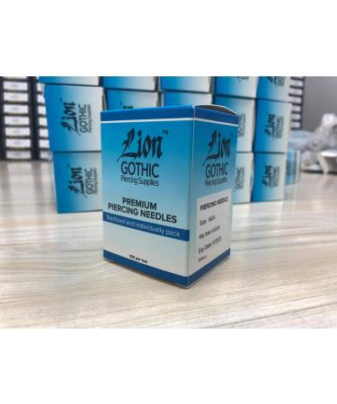 100 Piece Pack 14g Hollow Body Piercing Needles - Surgical Stainless Steel, Super Sharp Tip - Sterilized - Buy Online on GoSupps.com