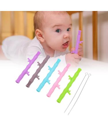 BPA-Free Baby Teething Tubes: Colorful Toys for Gum Massage in Bedroom/Home - Buy Online on GoSupps.com