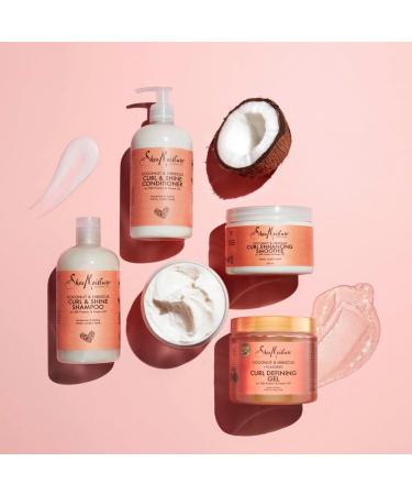 SheaMoisture Curl & Shine Shampoo for Thick & Curly Hair Coconut & Hibiscus Silicone & Sulfate Free 2x 384ml - Buy Online on GoSupps.com