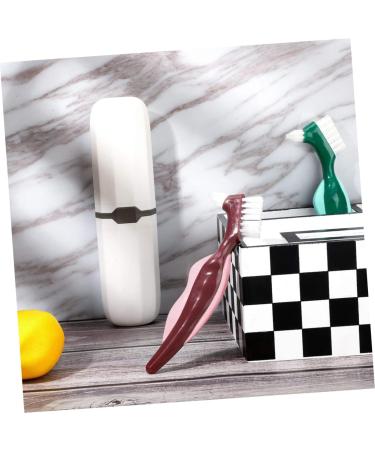 Buy Clispeed 3ST Double-Headed False Toothbrush - Multi-Layered Bristle Denture Cleaner | Prosthesis Care & Cleaning Brush - International Shipping Available - Buy Online on GoSupps.com