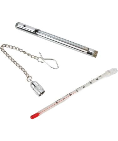 KIMISS Fishing Thermometer - Metal & Plastic Temperature Tool for Stream Water & Fly Fishing - Accurate & Durable - Buy Online on GoSupps.com