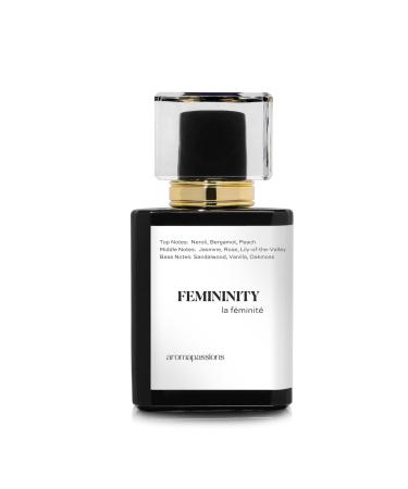 FEMININITY | Inspired by CHNL NO 5 EDP | Pheromone Perfume for Women | Extrait De Parfum | Long Lasting Dupe Clone Perfume Cologne | Essential Oil Fragrance | (50 ml / 1.7 Fl Oz) 1.7 Fl Oz (Pack of 1)