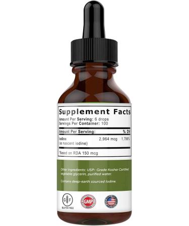 Nascent Iodine Drops for Thyroid Support | Complete Supplement - Buy Online on GoSupps.com