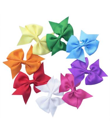 Special!Cute Puppy Supplies Dog Accessories for Large Dogs Dog Hair Bow Dog Hair Bows for Medium Dogs Pet Hair Accessories Bows for Dogs Pet Grooming Products-8ct 3" Small Dog Bows Girl Hair Clips 1 Pack 3" Pinwheel Bows