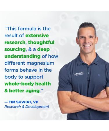 BioTrust Multi Magnesium Complex - High-Absorption 7-in-1 Supplement with Glycinate Malate Citrate Taurate Sucrosomial & More for Relaxation Focus Muscle Support - B6 & L-Theanine 60 Capsules - Buy Online on GoSupps.com