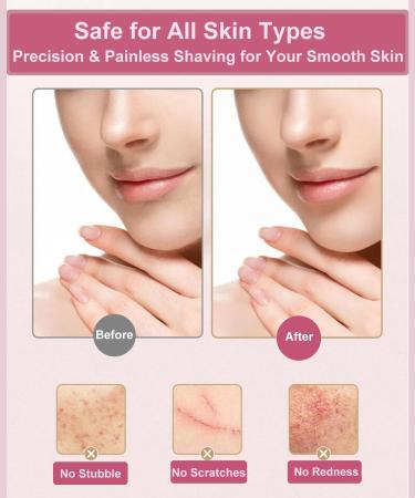 Scienbeauty 3-in-1 Facial & Eyebrow Hair Remover Kit - USB Rechargeable Painless Trimmer for Women | Nose & Ear Grooming with Rinseable Heads - Buy Online on GoSupps.com
