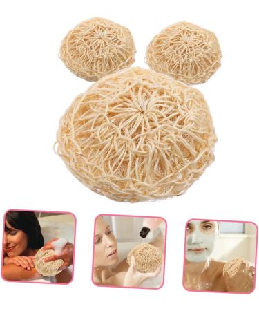 MERRYHAPY 3pcs Bath Ball Cleaning Scrubbers - Loofah Shower Sponges for Body Care & Exfoliation | International Shipping Available - Buy Online on GoSupps.com