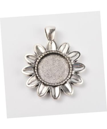 COHEALI 10 Sets Flower Accessories Glass Tray Sunflower Pendant Charm Diy Acceories Daisy Popularity Billet - Buy Online on GoSupps.com
