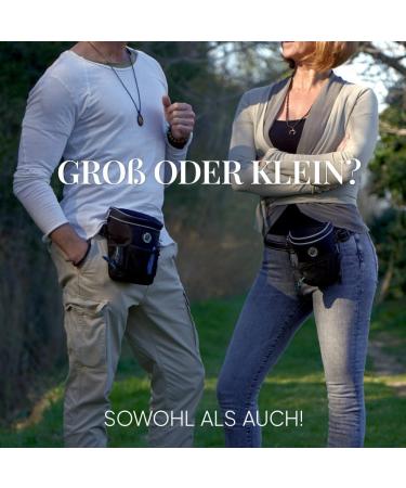 Gizzy Original Dog Treats - Innovative One-Hand Opening Feeding Bags for Training & Puppy Education - Small Black (Schw.-Klein) - Buy Online on GoSupps.com