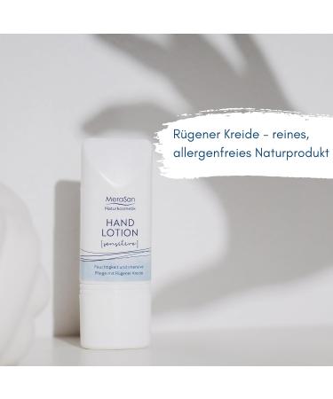 Merasan Natural Cosmetics Hand Lotion 30ml | Vegan Organic Perfume-Free Intensive Care for Sensitive Skin | Made in Germany - Buy Online on GoSupps.com