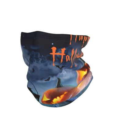 Halloween Neck Gaiter Face Mask Scarf Dust Sun Protection Cool Lightweight Windproof Breathable Fishing Hiking Running Cycling
