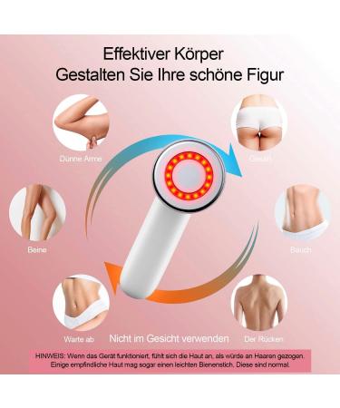 Electric Massager Electric Anti Cellulite Massager Device Massage Cordless Electric Body Massager for Belly Fat Waist Arms Legs and Hips - Buy Online on GoSupps.com
