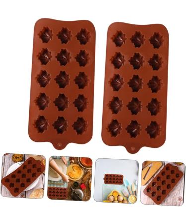 HOMSFOU 6 Pcs Maple Leaf Mold Thanksgiving Fondant Molds Chocolate Thankgiving Cake Mold Fall Candy Ice Jewlery Making Supplies Silicone Baking Mold Fudge Child Chewing Gum Silica Gel - Buy Online on GoSupps.com