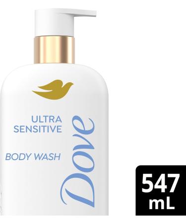Dove Fragrance Free Body Wash Gentle all-over body cleanser Ultra Sensitive 10 essential ingredients 547mL - Buy Online on GoSupps.com