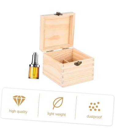 FOMIYES Wooden Storage Box for Essential Oils & Jewelry - Sleek Organizer for Aromatherapy Bottles & Jewelry Packaging - Buy Online on GoSupps.com