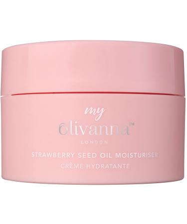 My Olivanna Strawberry Seed Moisturiser | Day & Night Cream | Skin Care For Teenage Girls & Boys | Face Cream For Dry Skin With Hyaluronic Acid | Soothing & Smoothing Complex | Vegan Friendly Formula
