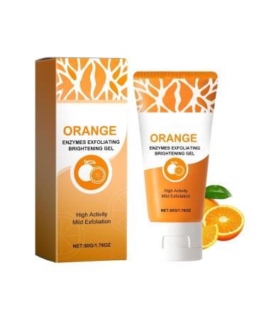JIAOY Orange peeling gel for face and body skin peeling for body brightening deep cleansing moisturizing skin peeling facial peeling cleanser to remove 1 piece 1 piece