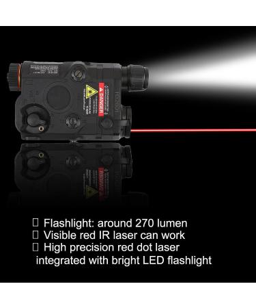 PEQ 15S PRO Box Airsoft Tactical Laser - IR Laser for AR-15, Red/Blue Laser, Attachments, White LED Flashlight - Buy Online on GoSupps.com