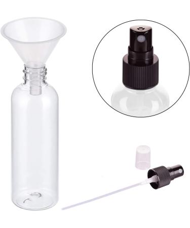 6Pcs 50ml Spray Bottle Empty Plastic Fine Mist Travel Atomiser Set with 2 Funnels - Clear Refillable & Reusable Travel Size Bottle Toiletries Liquid Containers for Cosmetic Make-up by JamHooDirect - Buy Online on GoSupps.com