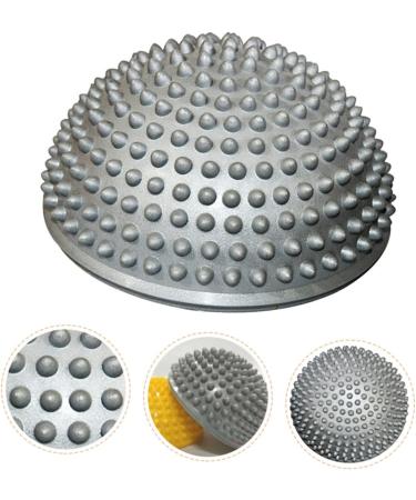 Durian Ball Foot Massage Balls for Plantar Fasciitis | Spiky Massage Tools for Leg Roller Fitness | 16x16x8cm Gray PVC Massage Accessories - Buy Online on GoSupps.com