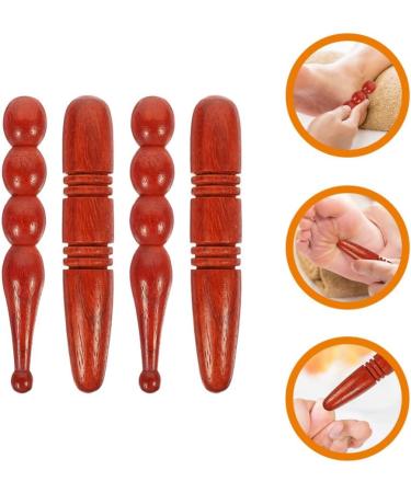 Beavorty Acupuncture Sticks - 4 Piece Manual Acupressure Pen & Foot Massage Bars for Ultimate Relaxation | International Shipping Available - Buy Online on GoSupps.com
