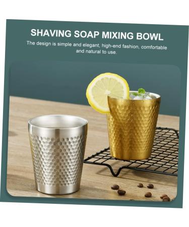FRCOLOR Stainless Steel Razor Shell Cup Holder - 2 STK Metal Shaving Foam Dish for Soap & Razors - Buy Online on GoSupps.com