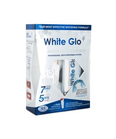 White Glo Diamond Series Advanced Whitening System - Bonus Whitening Toothpaste | 35 Count | International Shipping Available - Buy Online on GoSupps.com